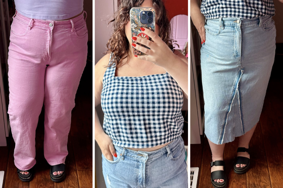 I just bought a ton of stuff from Old Navy — here are my plus-size, must-have picks for spring and summer (photos via author)