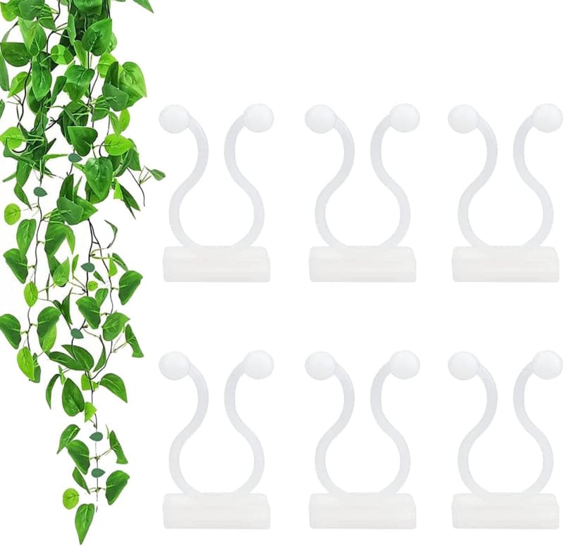 Plant Climbing Wall Fixture Clips, 100-Pack