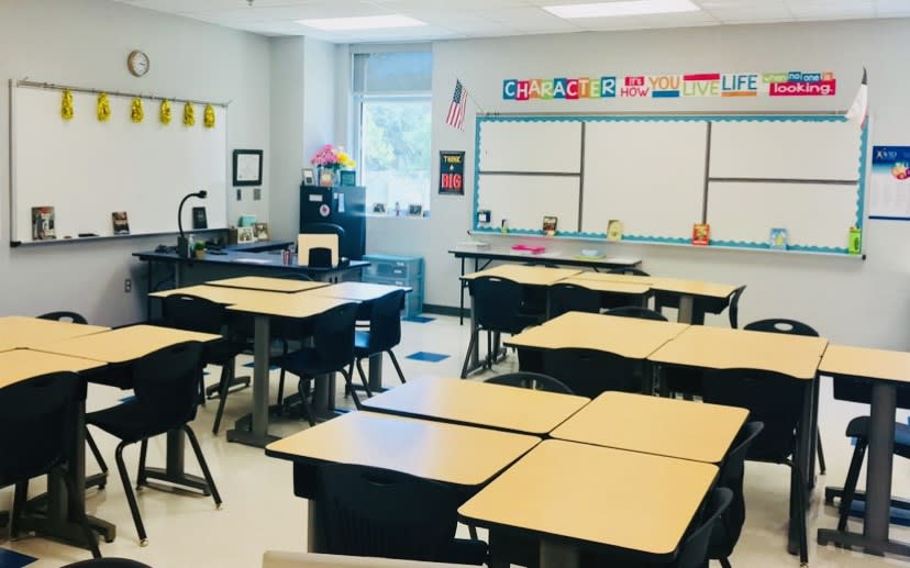 A San Antonio teacher has gone viral on TikTok for sharing how she prepares her classroom for the event of an active shooter following the Uvalde, Texas school shooting. (Photo: Taylor Mora)