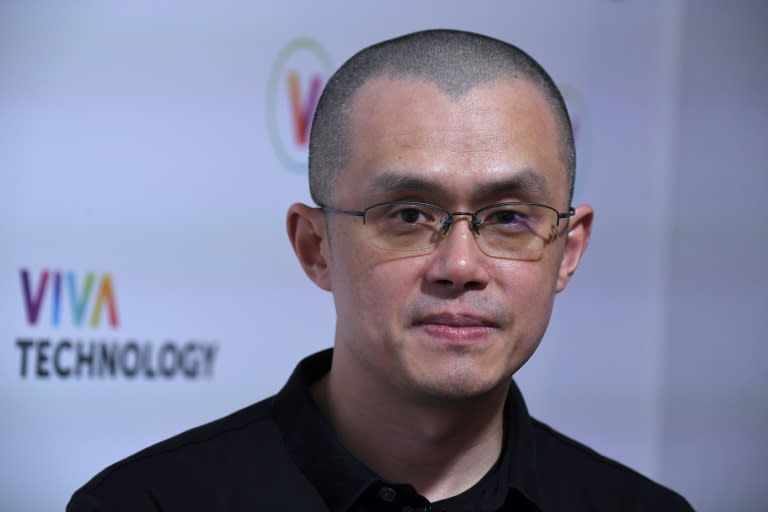 L'ancien patron de la plateforme de cryptomonnaies Binance, Changpeng Zhao, le 16 mai 2022 à Paris (Eric PIERMONT)