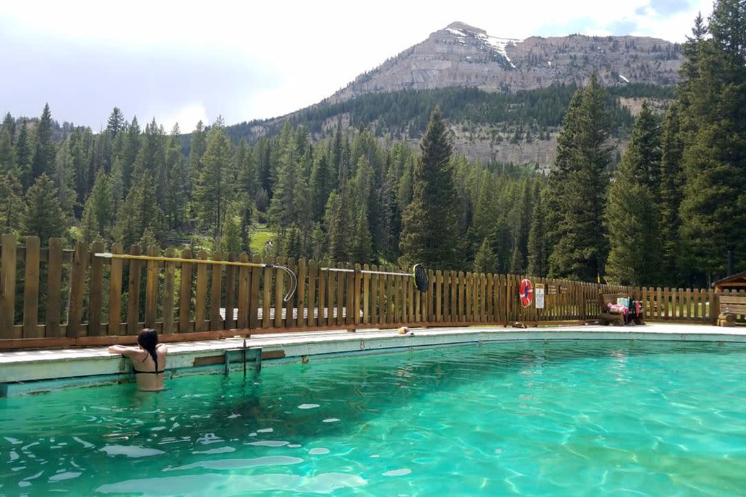 Granite Hot Springs in Jackson, Wyoming