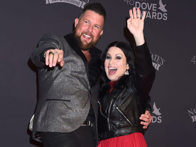 <p>AFF / Alamy</p> Zach Williams and Crystal Williams attending at the 48th Annual GMA Dove Awards