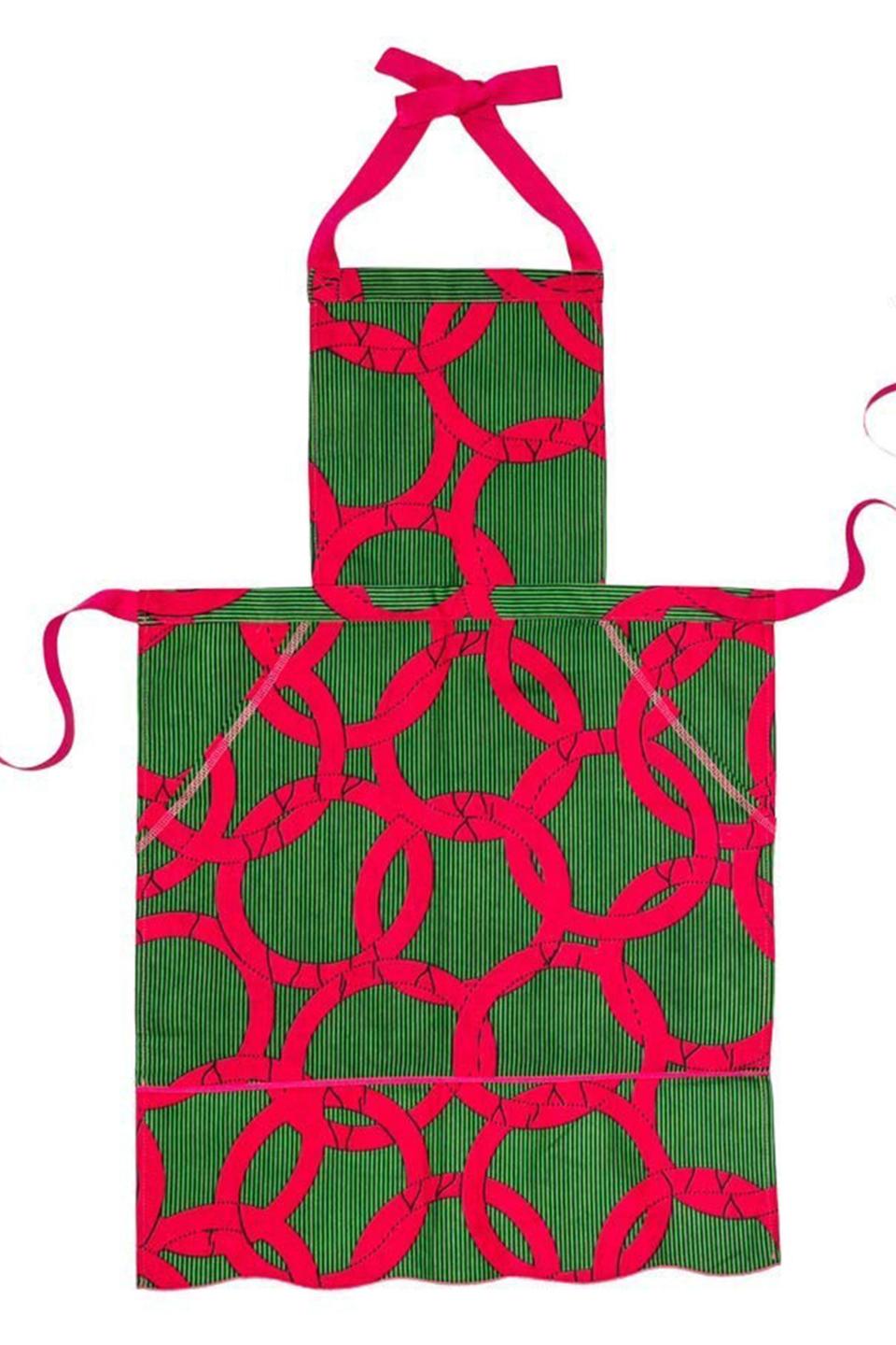 50) Pom Pom Apron