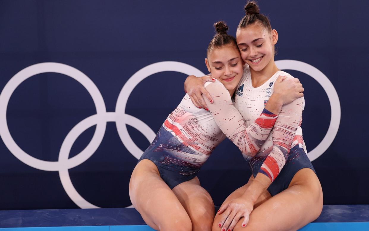 Jessica and Jennifer Gadirova are both competing in the floor final - Getty Images