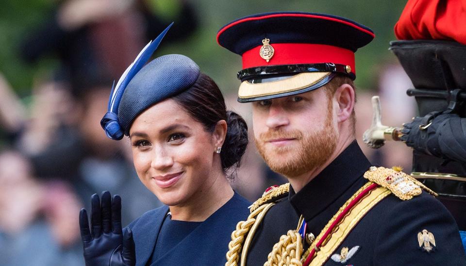 Harry and Meghan at Trooping the Colour in 2019