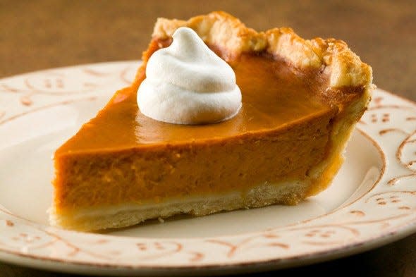 Pumpkin pie is always a holiday favorite.