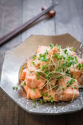 Ginger Poached Salmon