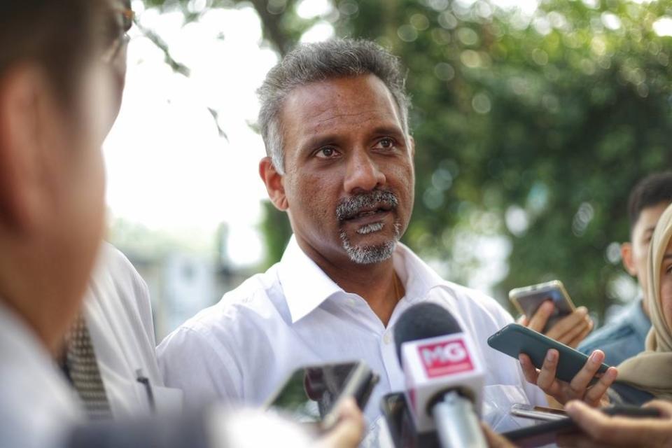 DAP national legal bureau chairman Ramkarpal Singh stressed that Apandi must disclose if the meetings he helped to arrange between Low’s representatives and the AGC was with the aim of eventually having the Malaysian government drop criminal charges against Low. — Picture by Ahmad Zamzahuri