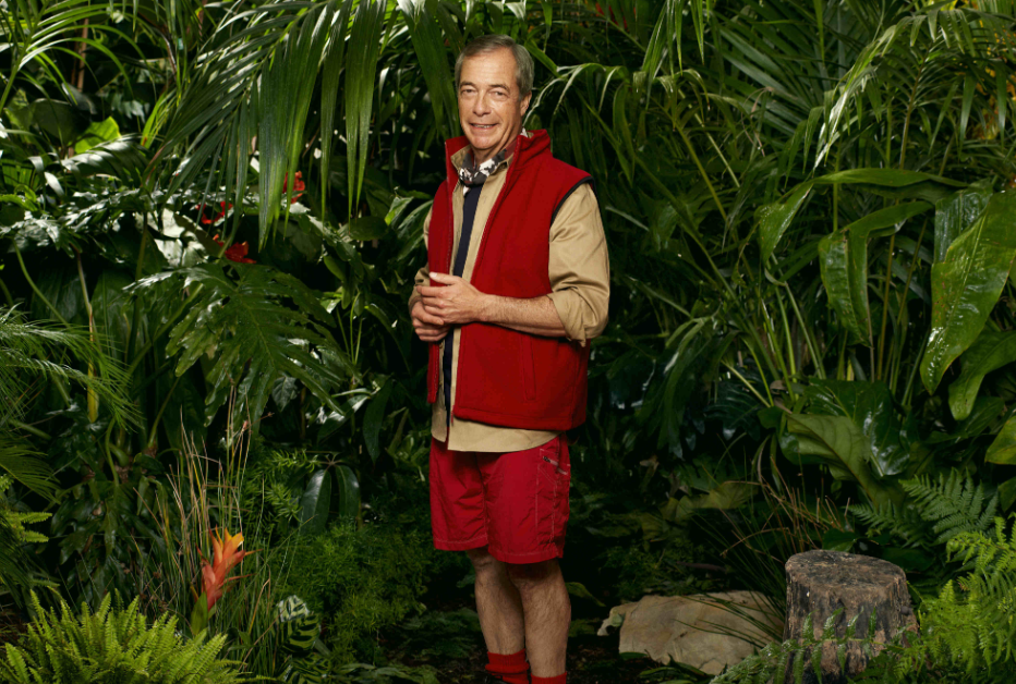 Nigel Farage is on this year's 'I'm a Celebrity'. (ITV)