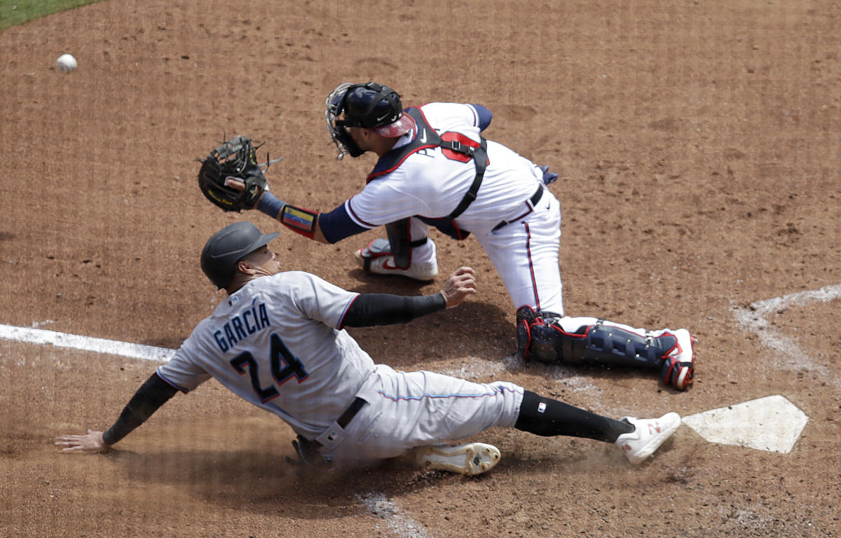 Atlanta Braves catcher William Contreras (24) during a workout