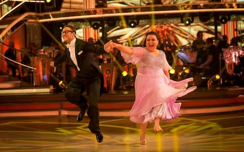 Kevin Clifton and Susan Calman - Credit: BBC