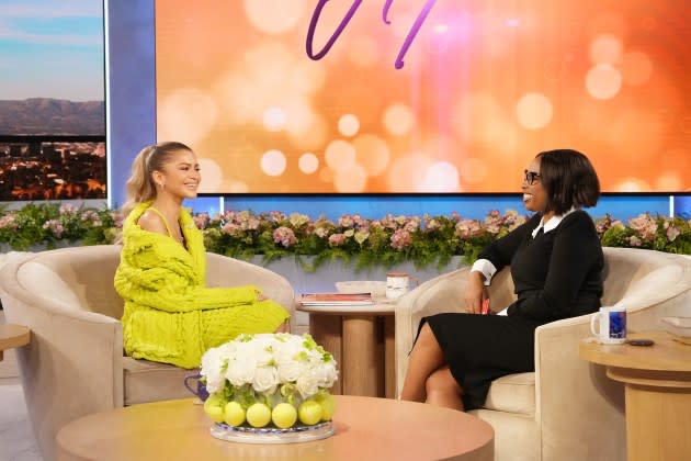 Zendaya on 'The Jennifer Hudson Show.' - Credit: Chris Millard