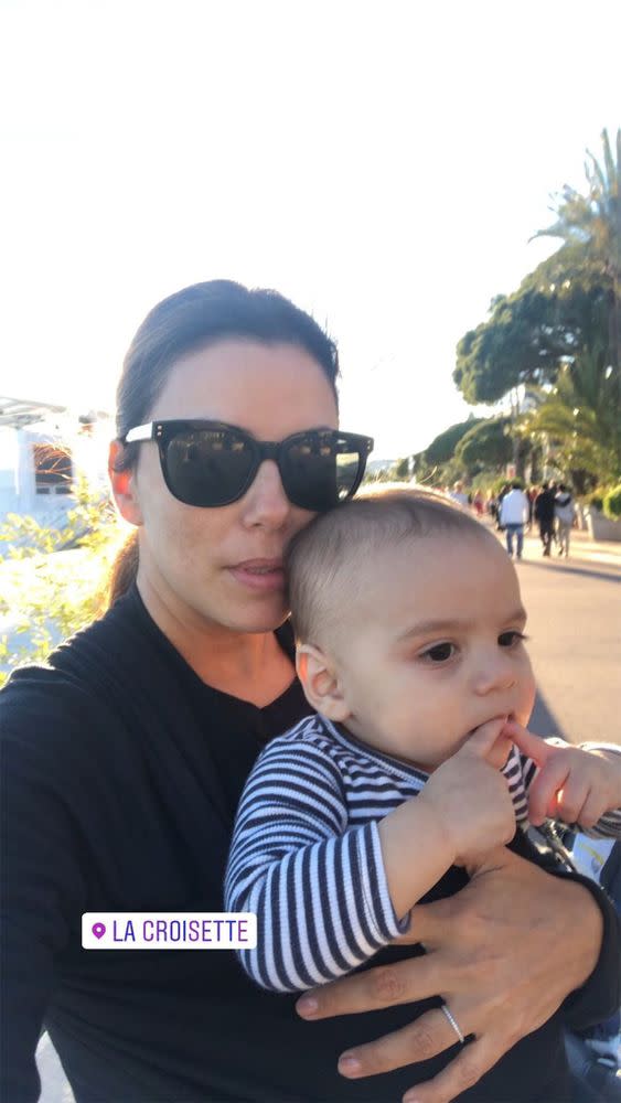 Eva Longoria and son Santiago | Eva Longoria/Instagram