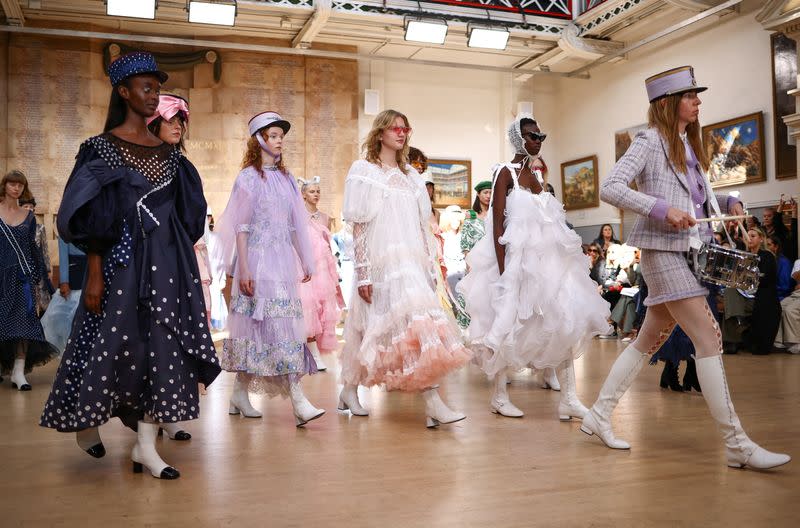 The Bora Aksu catwalk show at London Fashion Week