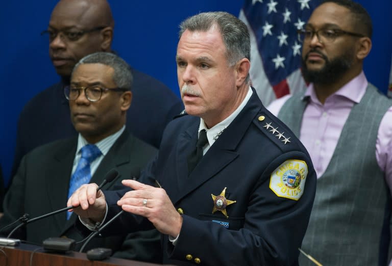 Chicago Police Superintendent Garry McCarthy speaks during a press conference on November 24, 2015 in Chicago, Illinois