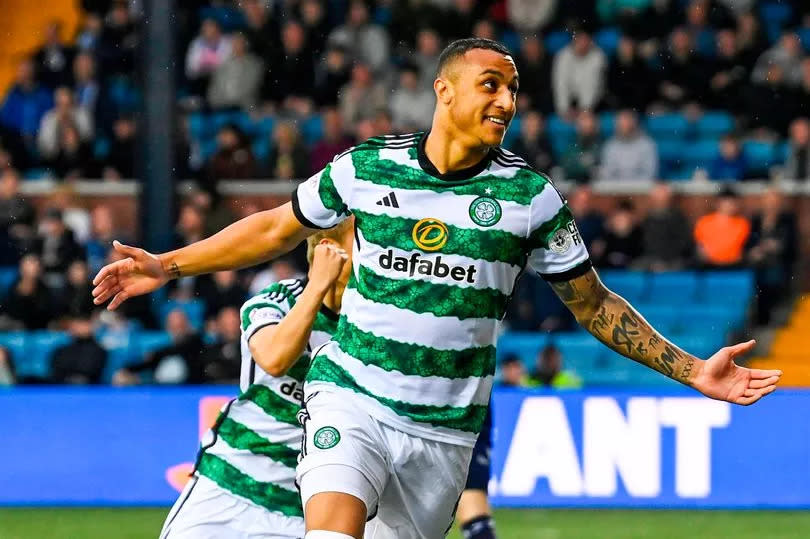 Adam Idah opened the scoring for Celtic -Credit:SNS Group