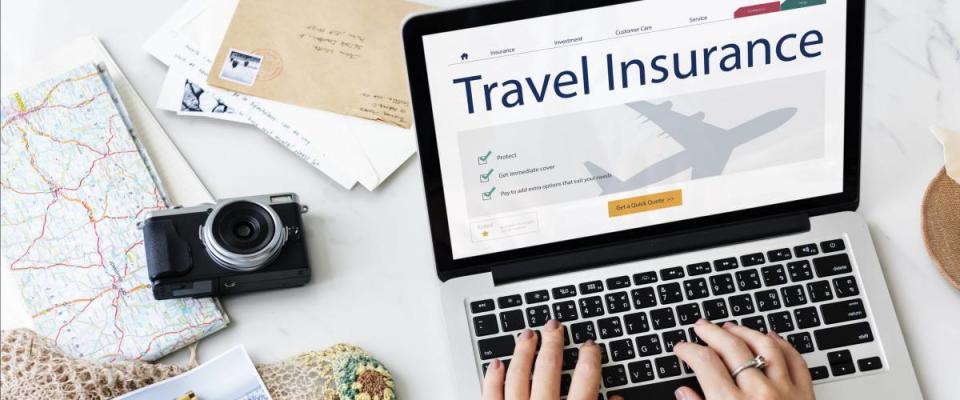 Travel Aviation Insurance Website Concept