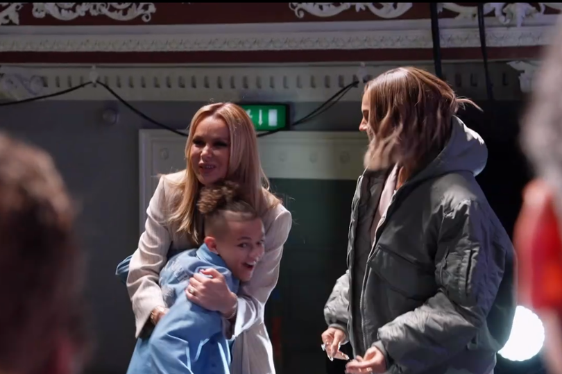 Amanda Holden and Alesha Dixon shocked the boy