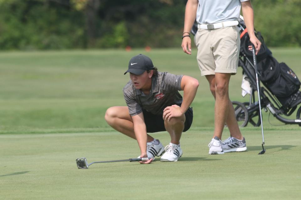 Shelby's Ashton Hoffbauer won the 17-18 boys division of the Richland County Junior Golf Tournament on Tuesday at Oak Tree Golf Course.