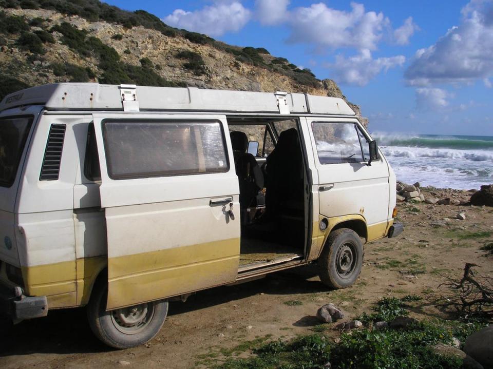 A VW T3 Westfalia campervan that has been linked to Brueckner (PA)