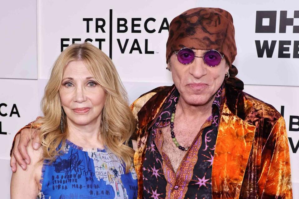 <p>Theo Wargo/Getty</p> Maureen and Steven Van Zandt in New York City on June 8, 2024