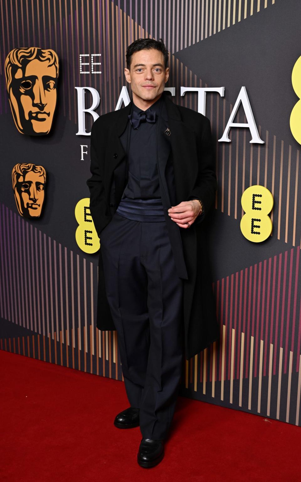 Rami Malek attends the EE BAFTA Film Awards 2024