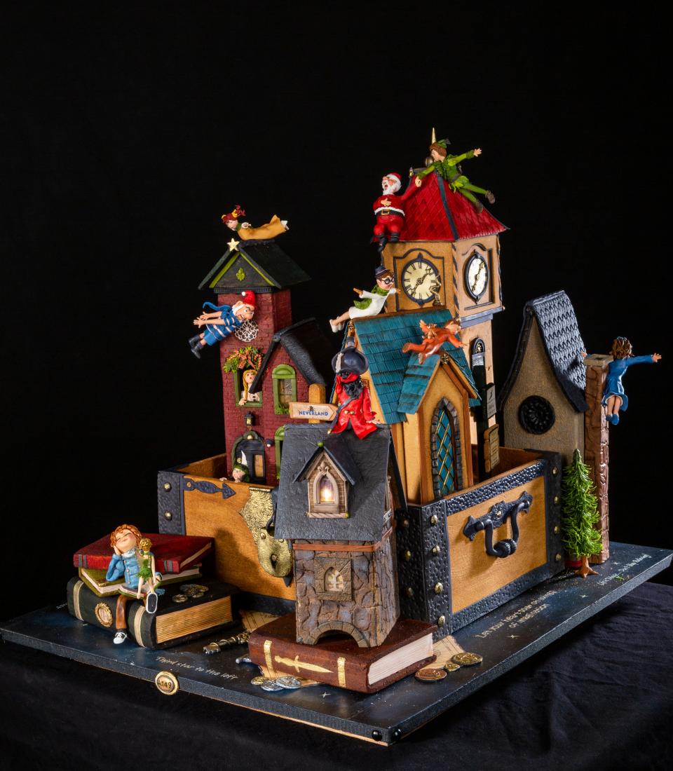 The 2022 National Gingerbread House Competition grand prize winner, adult first place: Ann Bailey, of Cary, North Carolina, “When Dreams Have Wings."