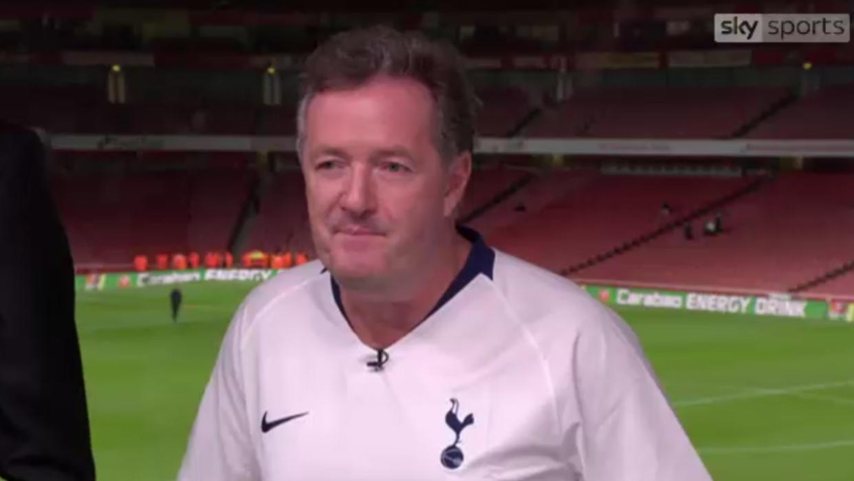 He lost out to ex-Spurs Peter Crouch when guessing who would win the North London derby.