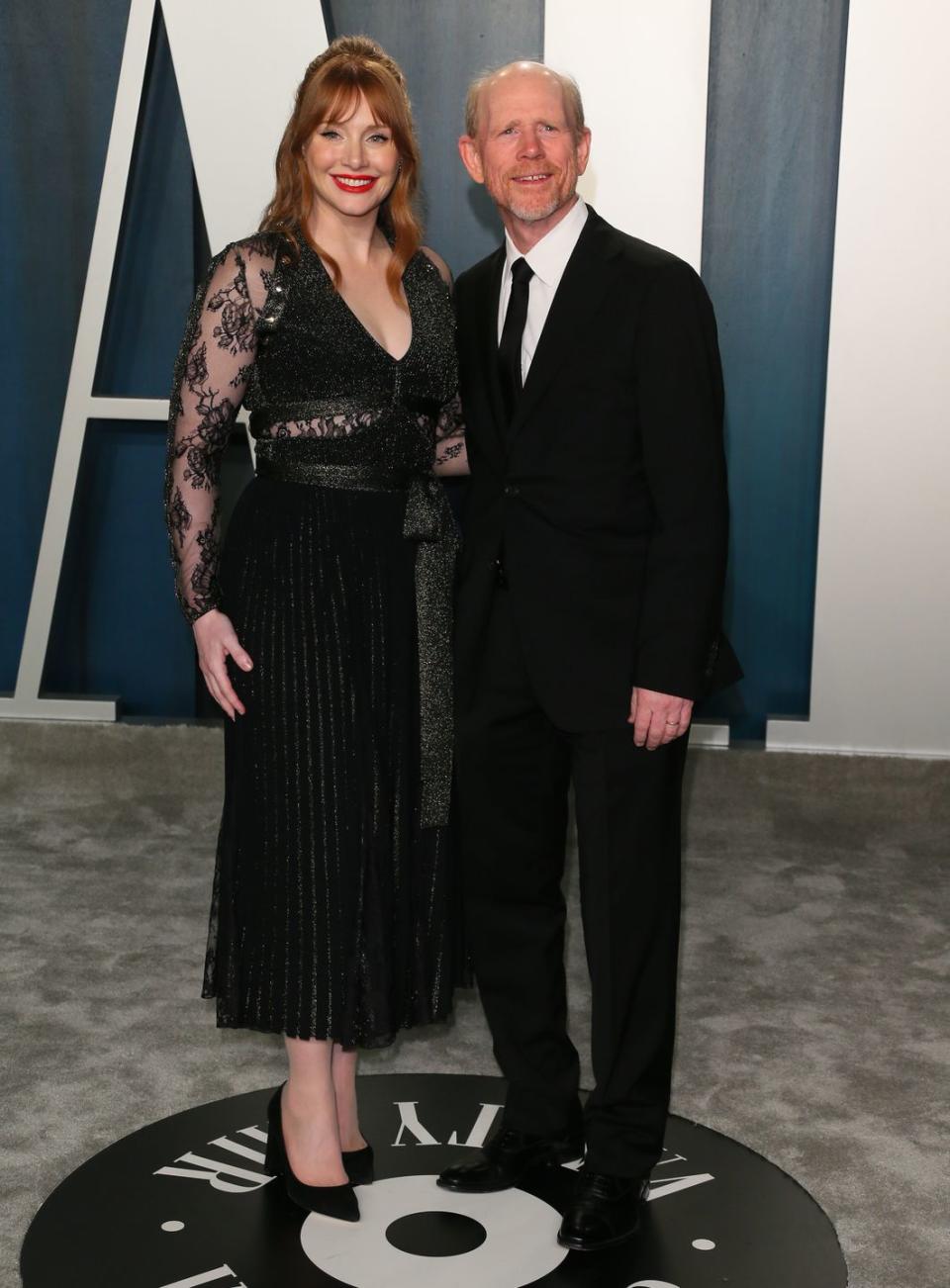 Bryce Dallas Howard and Ron Howard