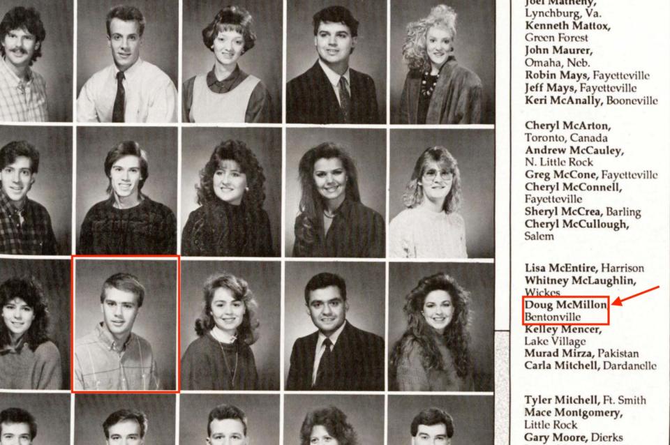 Doug McMillon yearbook picture