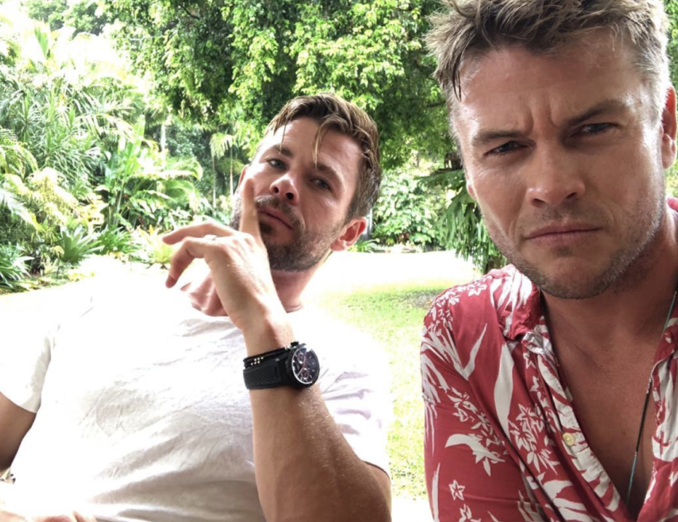 Chris Hemsworth and Luke Hemsworth. 