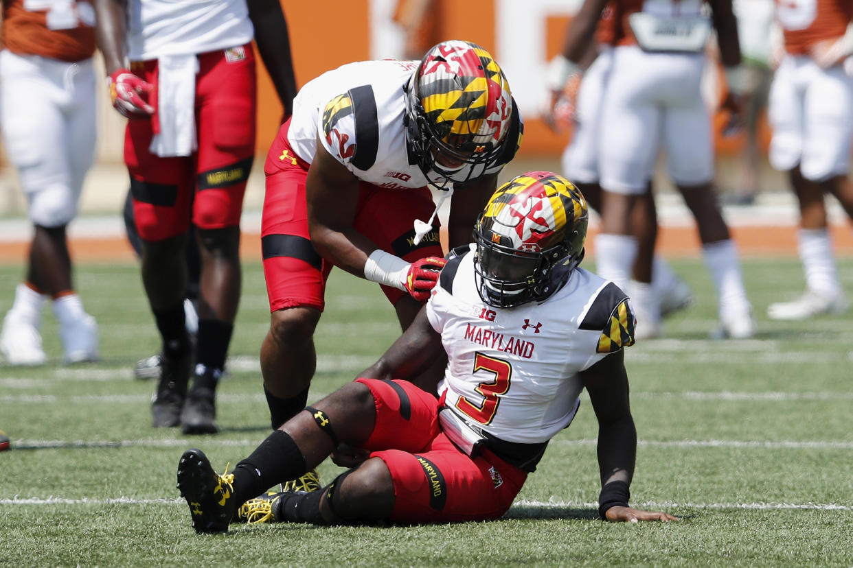 Pigrome was 9-12 passing before he got hurt in the third quarter on Saturday. (Getty)