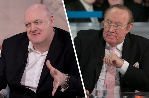 Dara O'Briain and Andrew Neil (Photo: Ken McKay/ITV/Shutterstock)