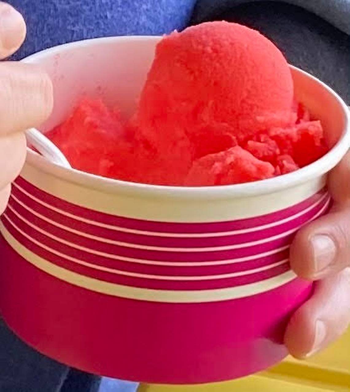 New to downtown, Macon Water Ice is known for its signature summertime treat.