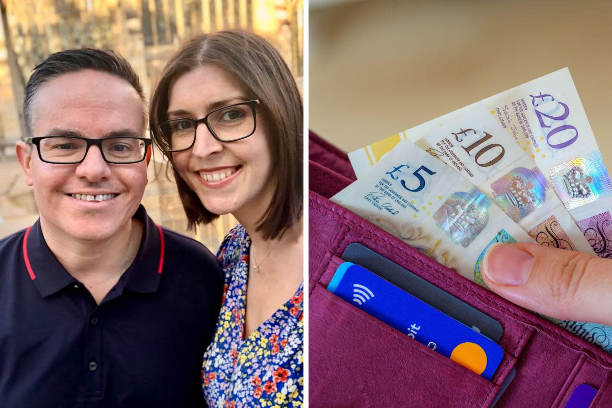 Ricky and Naomi Willis from Skint Dad blog cleared more than £43,000 in debt <i>(Image: Ricky and Naomi Willis/Alamy/PA)</i>