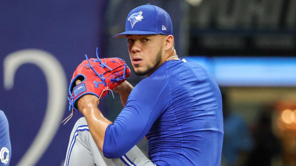 Jose Berrios will need to find his 2021 form again if he wants to be the impact starter the Blue Jays projected him to be when he signed a lucrative seven-year contract. (Getty Images)