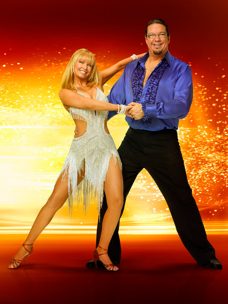 Illusionist Penn Jillette teams up with professional dancer Kym Johnson for Season 6 of Dancing with the Stars.