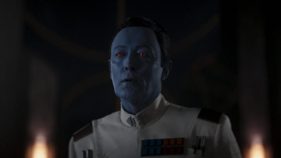 Grand Admiral Thrawn (Lars Mikkelsen) in “Star Wars: Ahsoka” (Lucasfilm)
