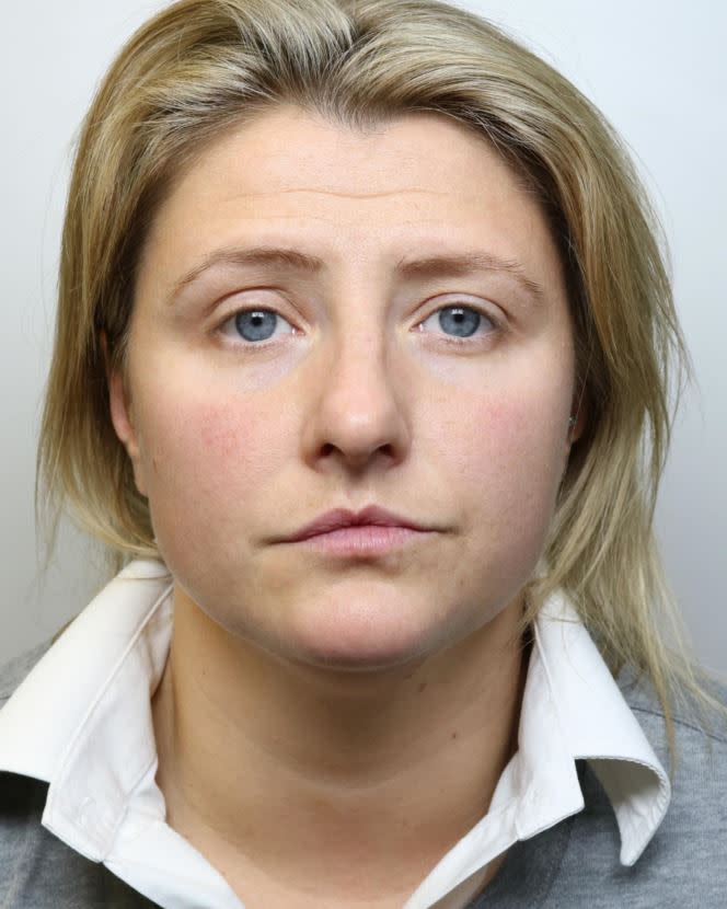 Mug shot of Erica Whittingham. Source: Derbyshire Constabulary  