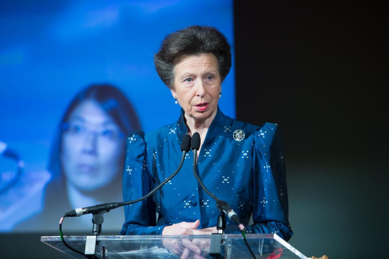 Anne, Princess Royal pictured during the Chatham House Prize 2015 award ceremony.