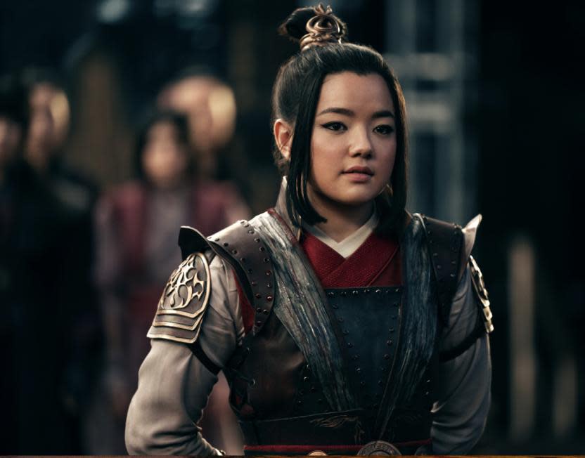 Elizabeth Yu as Azula en Avatar: The Last Airbender (Crédito: Netflix)