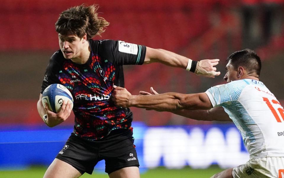 Benhard Janse van Rensburg in action for Bristol