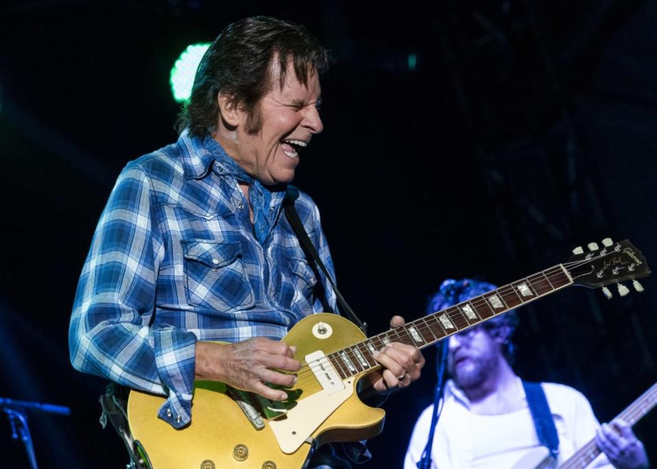 <div class="inline-image__caption"><p>John Fogerty performs on Day 2 of the ALL IN Arts & Music Festival at Indiana State Fairgrounds on Sept. 4, 2022, in Indianapolis, Indiana. </p></div> <div class="inline-image__credit">Scott Legato/Getty</div>