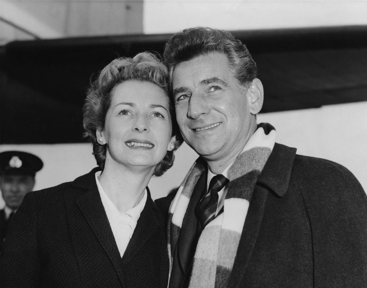 Felicia Montealegre and Leonard Bernstein in 1959.