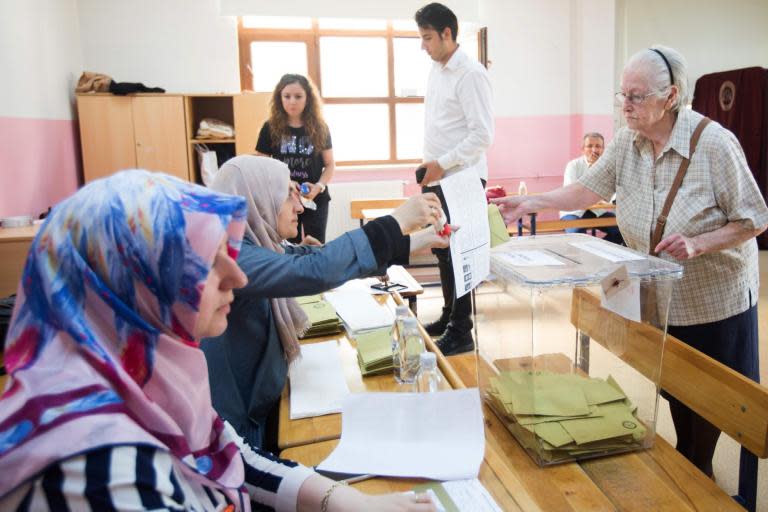 In one of Turkey’s most closely watched elections to date, Istanbul residents took to the ballot boxes on Sunday for a re-run of the mayoral vote for the country’s commercial and cultural capital. The vote is widely regarded as a litmus test for the Justice and Development Party, AKP, government after President Recep Tayyip Erdogan and his nationalist election ally called the Istanbul election “a matter of survival for the country”.“I voted in light of all issues that concern Turkey,” Leyla, 34, a housewife said. “Today’s vote is very important for Turkey as it is for Istanbul. It is important because there needs to be a change, the government should learn a lesson.”Turnout for the re-election was expected to be high. On 31 March, opposition candidate Ekrem İmamoğlu marked a surprise win, bringing an end to AKP rule over one of Europe’s largest metropolises after 25 years, the prior result having been annulled in favour of the governing party.But Mr Imamoglu’s appointment was was shortlived. The country’s High Board of Election approved government claims of election irregularities, setting off a re-run of the vote.The 49-year-old politician for the CHP, Republican People’s Party, originally garnered around 13,000 more votes than his experienced rival, Binali Yildirim, 69, out of 10 million voters.Various election surveys show Mr İmamoğlu winning again on day-to-day municipal issues. Bekir Agirdir, the general director of Istanbul-based Konda Research and Consultancy Agency that estimated Mr Imamoglu would win by a 9 per cent margin in the rerun.But Mr Erdogan, in a meeting Thursday with international journalists dismissed such polls and voiced confidence Mr Yildirim would win.Home to 16 million of Turkey’s 82 million population, Istanbul is the country’s economic powerhouse and melting pot, welcoming domestic migrants from across Anatolia. Voters said they were feeling the stress of declining economic fortunes. The Turkish Lira has slumped by 30 per cent since last year amid high unemployment and inflation.“It’s a package of all issues from worsening economy to our daily hardships that make my vote – this is definitely not a local election,” said Leyla Kandemir, 55, a house wife, after casting her vote in the Beyoglu district, converted into a polling station for the day. “Whichever result comes out of this election, it will reach out to the government as people’s warning for a better management in future,” her daughter, Emine Kandemir, added.It remains unclear how Mr Erdogan and the AKP will react if they lose the election again. Mr Erdogan has repeatedly called the CHP a “terror” supporter for building an election alliance with the pro-Kurdish People’s Democracy Party, HDP, that Ankara deems is the political wing of the PKK, an armed pro-Kurdish group, even as Mr Yildirim courted the same Kurdish voters.But many credit Mr İmamoğlu with having creating a masterful campaign that brought him to national political prominence. Young, savvy, coming from a religiously conservative background, focusing on service-based grassroots politics, and able to effectively engage the masses, the father of three marks a split from the elitist image of his party that Turkey’s powerful devout masses have long despised.“The economy or all others events in the country are important here as well as the candidates,” Seyhmus Aslan, 40, a property broker said, while heading to his polling station with his family.Many contrasted Mr İmamoğlu’s campaign, using the slogan, “everything will be beautiful” with the AKP’s mostly negative campaign. “Imamoglu’s campaign was a highly inclusive one whereas the AKP and its ally, Nationalist Movement Party, chose an adversarial one, creating a demon out of the opposition and its supporters,” said Ersin Kalaycioglu, a professor of political sciences at Istanbul’s Sabanci University. Some members of Mr Erdoğan’s party sought to downplay either election outcome. “It is a far-fetched argument that the Istanbul election is a test for the future of our government,” said Abdullah Guler, AKP Istanbul deputy said in a phone interview.“The people of Istanbul now will vote in line with their personal priorities but, more importantly, in loyalty to the political party they support.”