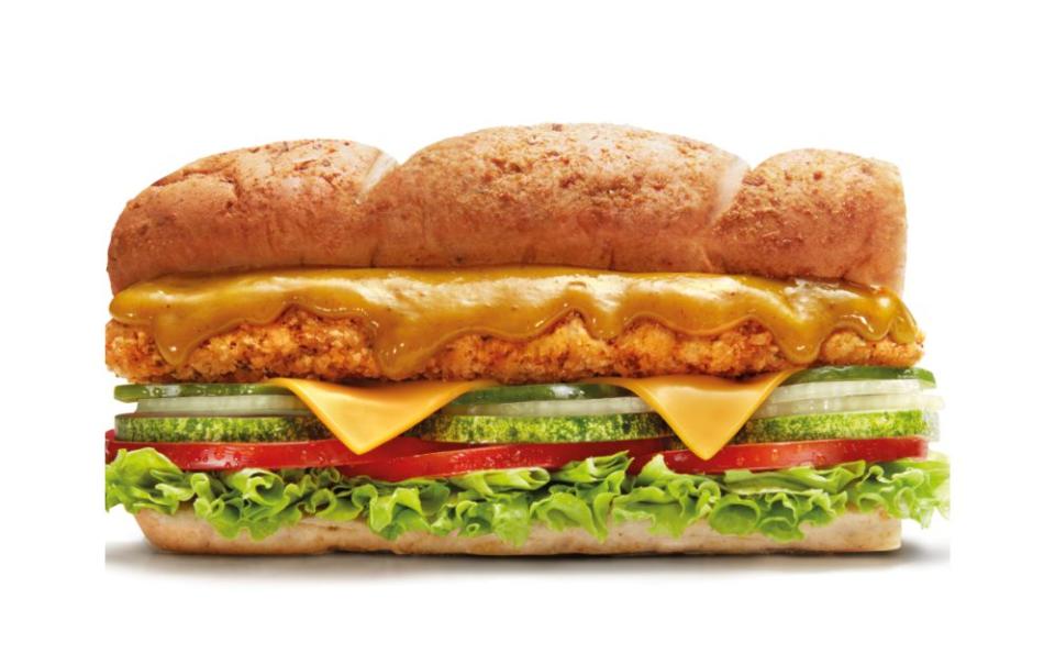 Subway Japanese Curry Chicken Sub