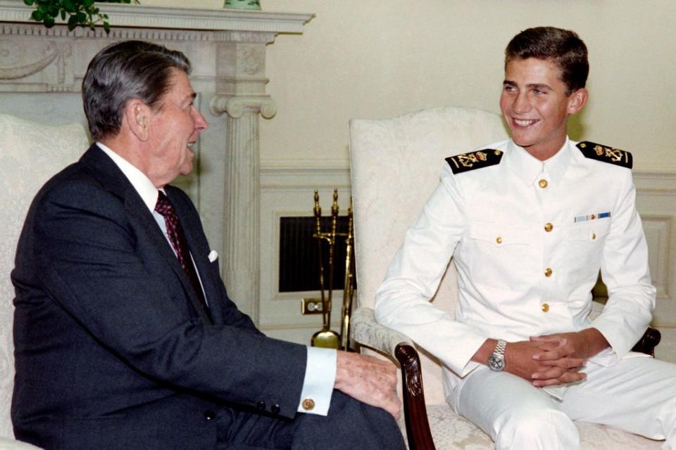 usa felipe de borbon reagan