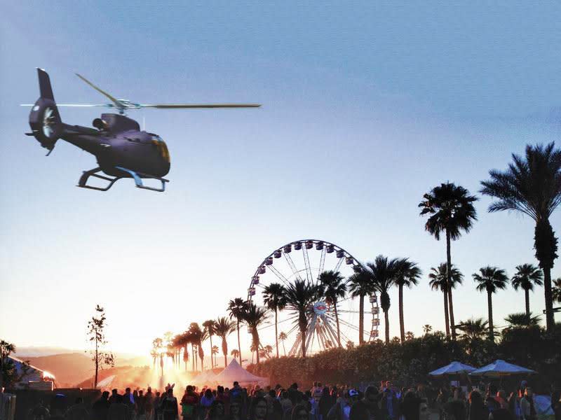 Coachella Heli Pic