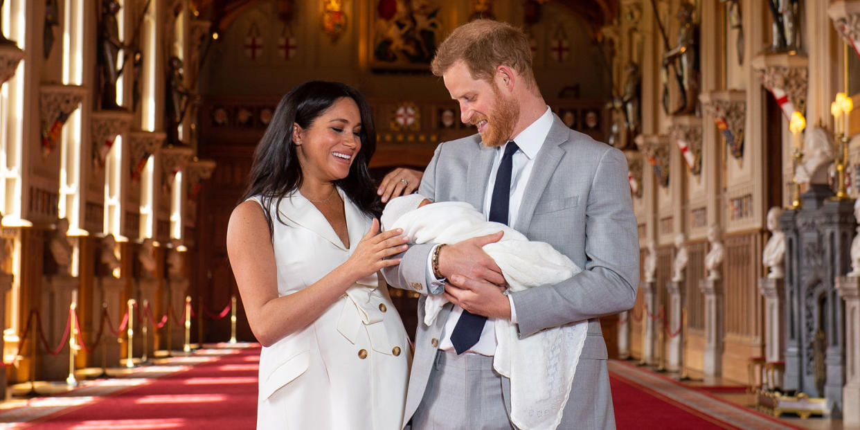 The Duke & Duchess Of Sussex Pose With Their Newborn Son (Dominic Lipinski / Getty Images)