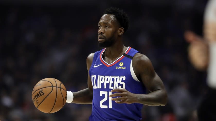 Los Angeles Clippers' Patrick Beverley during an NBA basketball game.